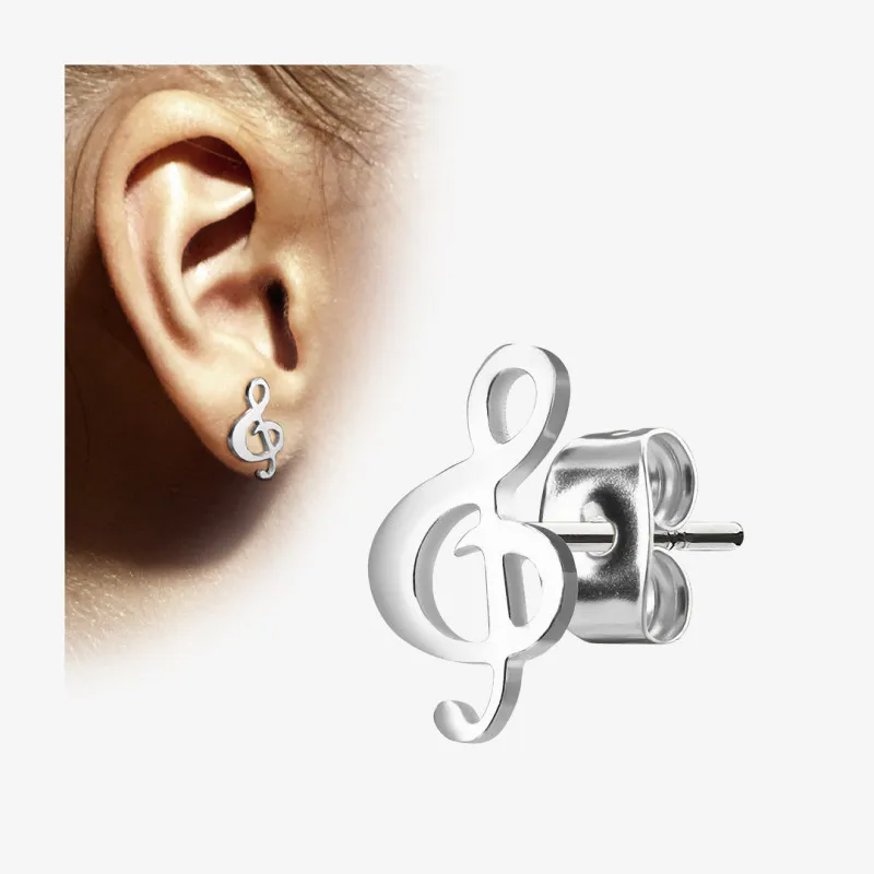 Brinco Clave de Sol - Par - Brincos