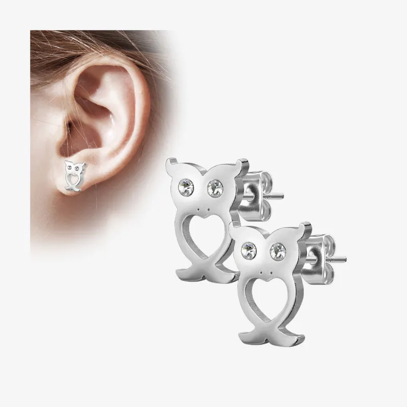 Brinco Coruja - Par - Brincos