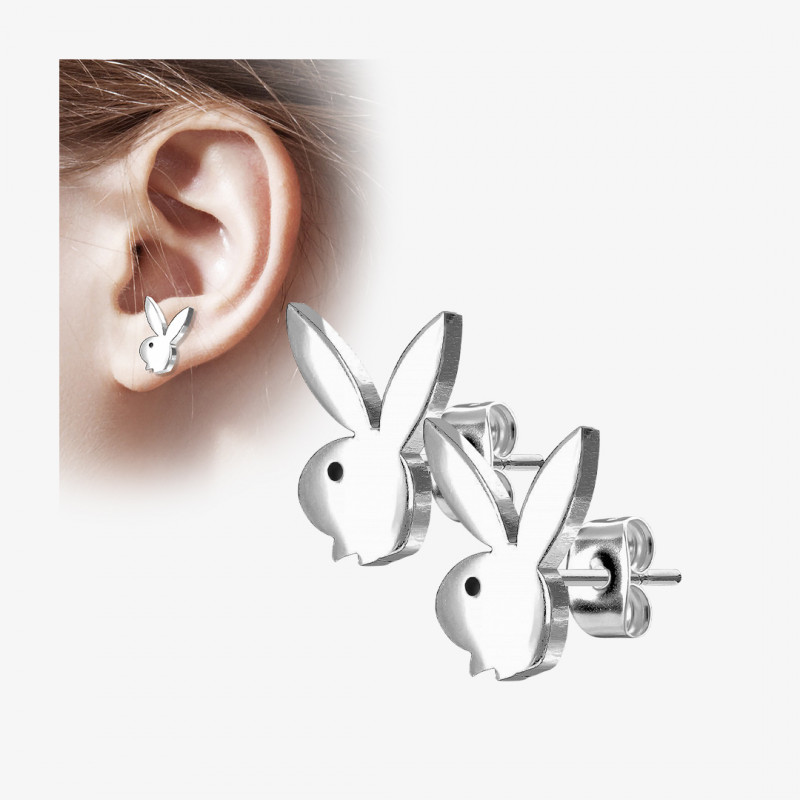 Brinco PlayBoy - Par - Brincos