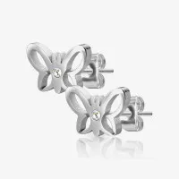 Brinco Butterfly Par com design delicado de borboleta