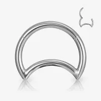 Meia Lua Clicker Titânio com design anatômico e resistência