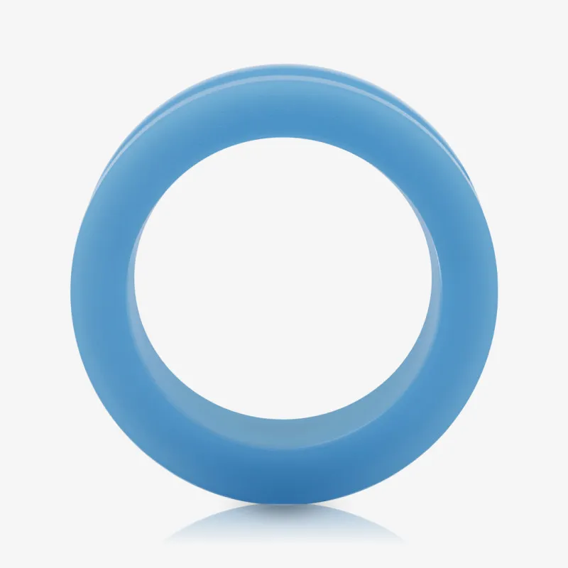 Alargador de Acrílico Azul Médio - Rosca - Acrílico