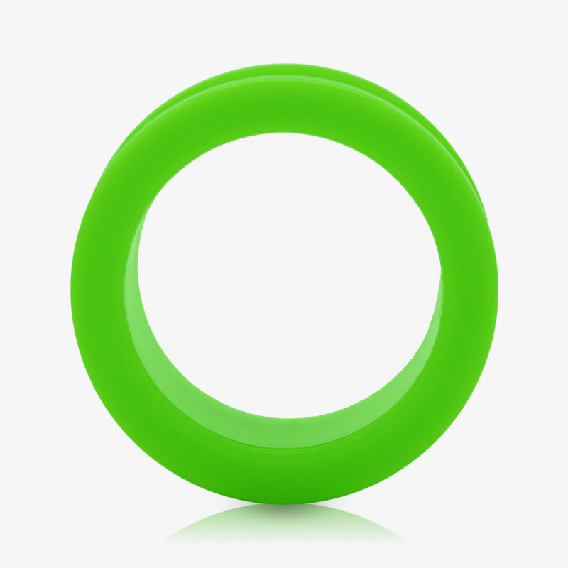 Alargador de Acrílico Verde - Rosca - Acrílico