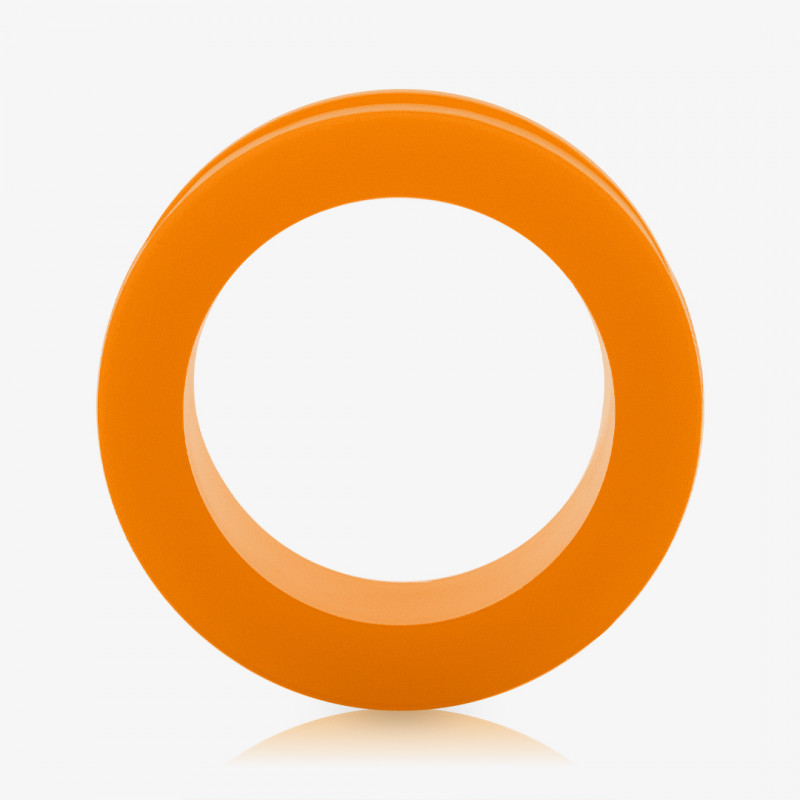 Alargador de Acrílico Laranja - Rosca - Acrílico