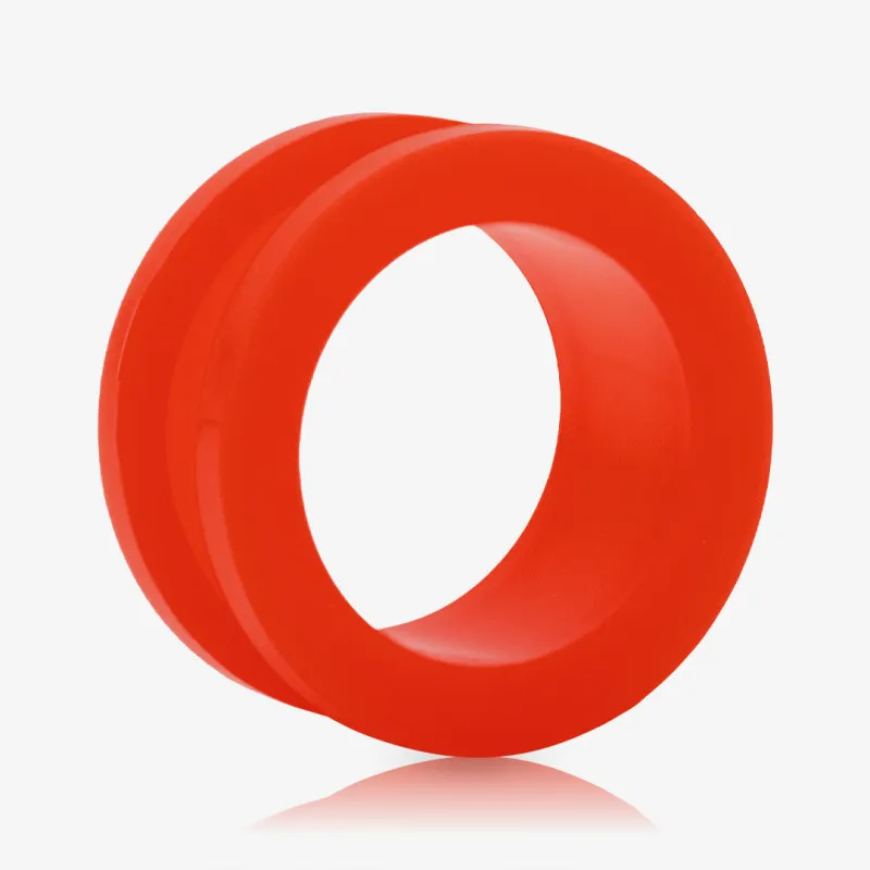 Alargador de Acrílico Vermelho com Rosca - Conforto e Estilo