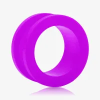 Alargador de Acrílico Roxo Claro - Rosca é na ALARGS