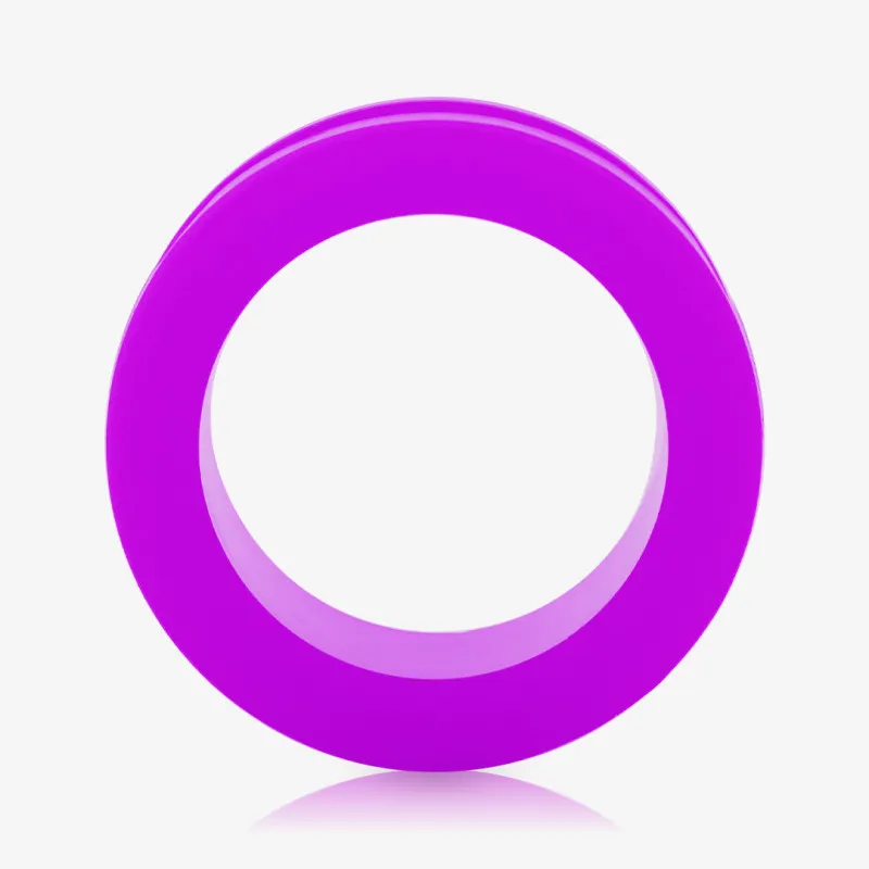 Alargador de Acrílico Roxo Claro - Rosca - Acrílico