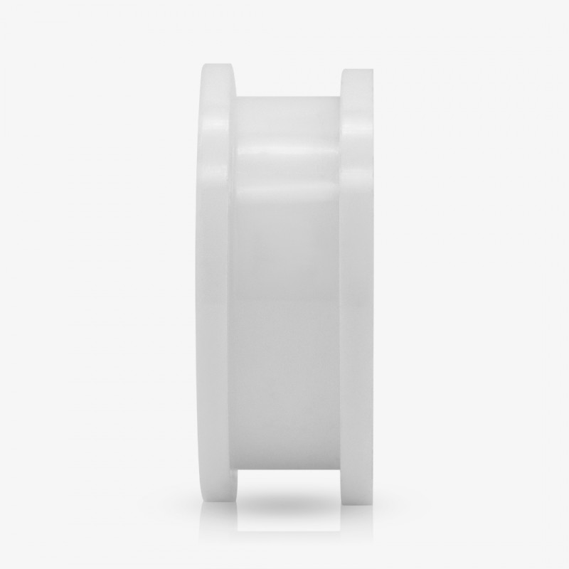 Alargador de Acrílico Branco - Rosca - Acrílico