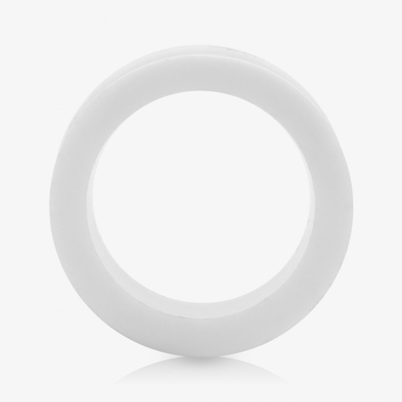 Alargador de Acrílico Branco - Rosca - Acrílico