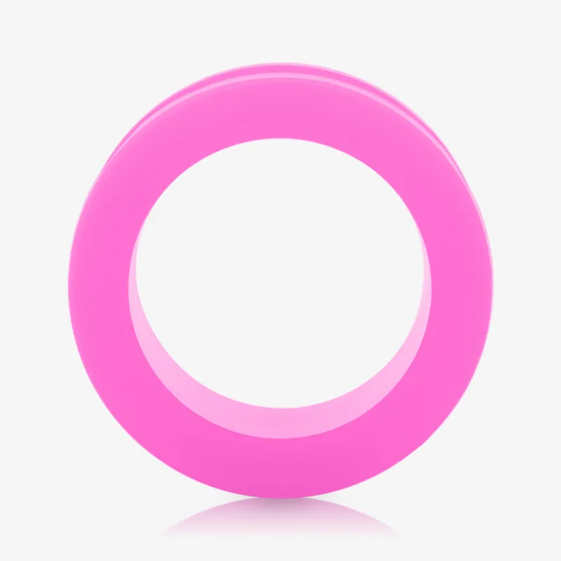 Alargador de Acrílico Rosa Claro - Rosca - Acrílico