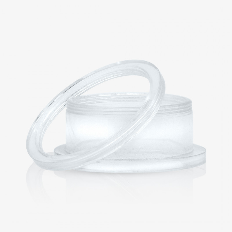 Alargador de Acrílico Transparente - Rosca - Acrílico