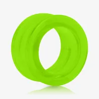 Alargador de Acrílico Verde Translúcido com Rosca | ALARGS