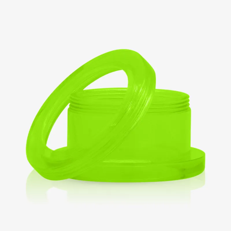 Alargador de Acrílico Verde Translúcido - Rosca - Acrílico