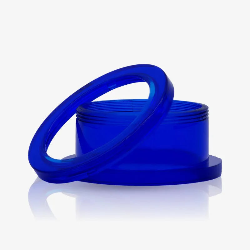 Alargador de Acrílico Azul Escuro Translúcido - Rosca - Acrílico