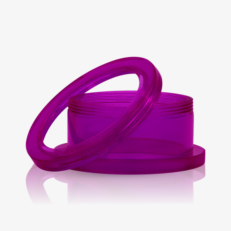 Alargador de Acrílico Violeta Translúcido - Rosca - Acrílico