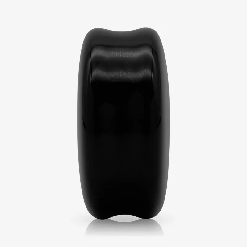 Plug de Acrílico Preto - Convexo - Acrílico