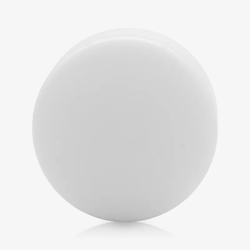 Plug Acrílico Branco Fechado Reto - Acrílico