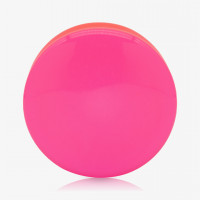 Plug de Acrílico Rosa Translúcido - Convexo - Acrílico