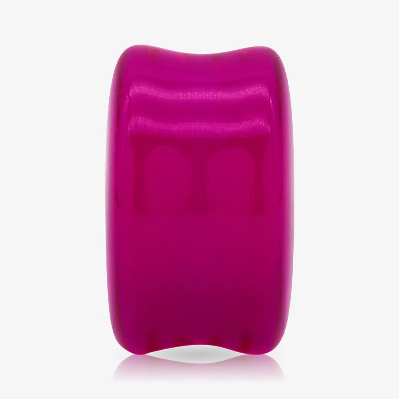 Plug de Acrílico Violeta Translúcido - Convexo - Acrílico