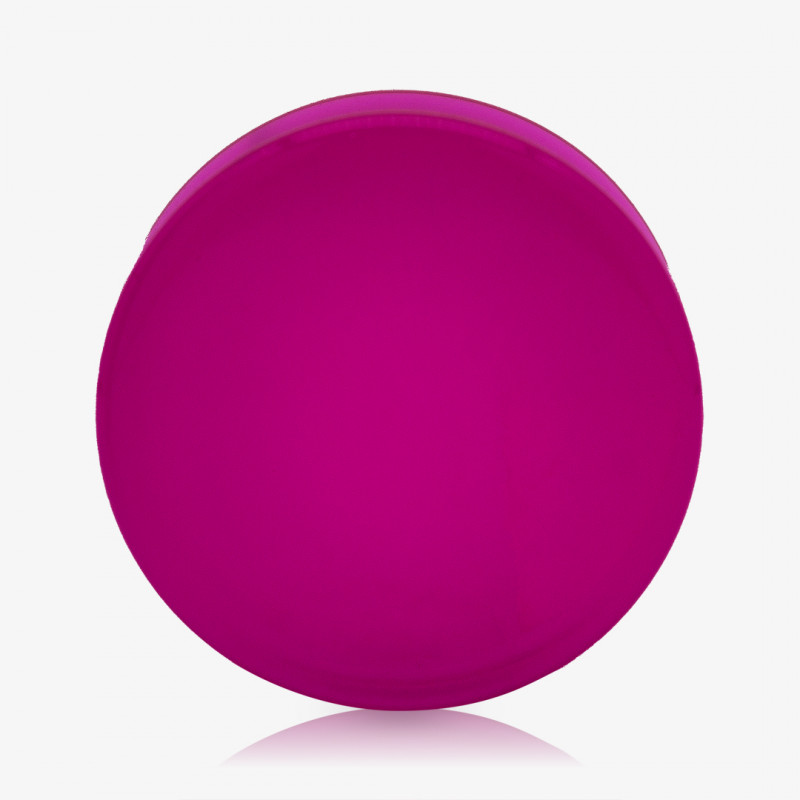 Plug Acrílico Violeta Translúcido Fechado Reto - Acrílico