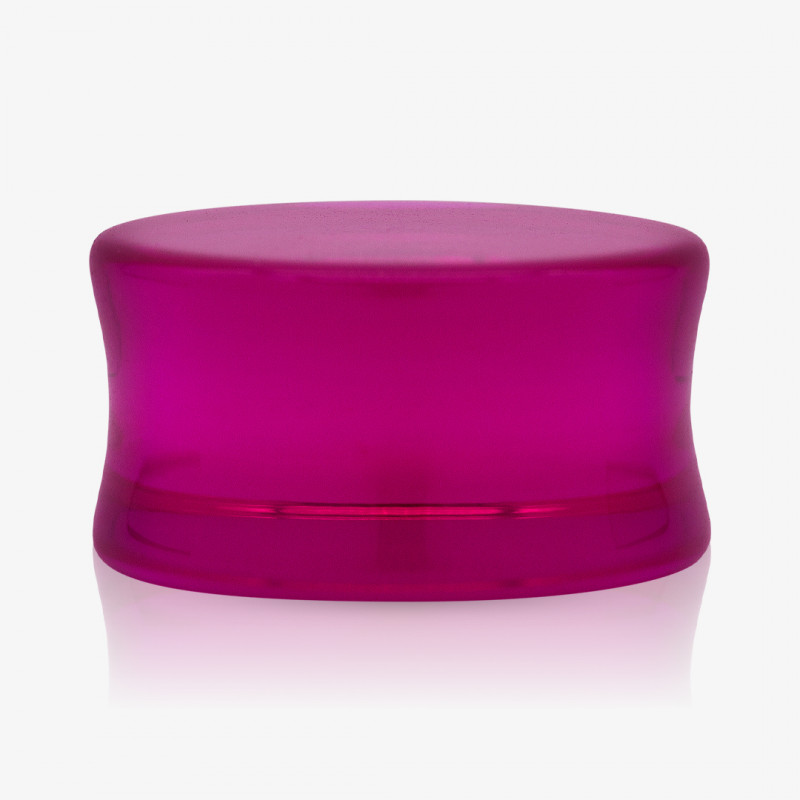 Plug Acrílico Violeta Translúcido Fechado Reto - Acrílico