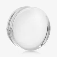 Plug de Acrílico Convexo Transparente, Discreto e Confortável