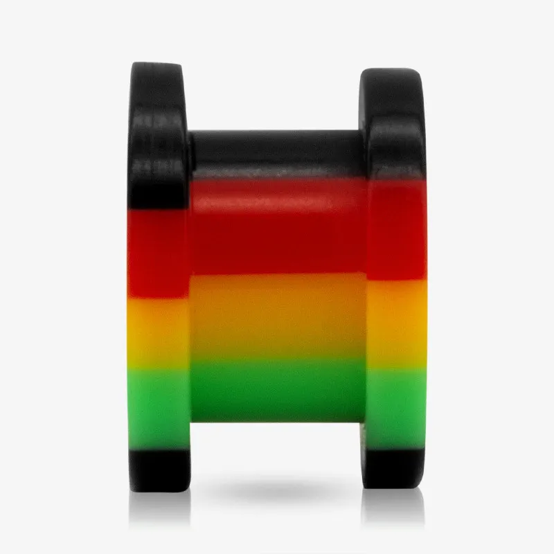 Alargador de Acrílico Colorido - Reggae - Acrílico