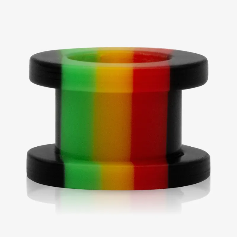 Alargador de Acrílico Colorido - Reggae - Acrílico