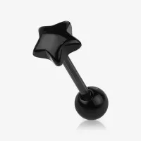 Piercing Língua Flexível Estrela com estilo e conforto