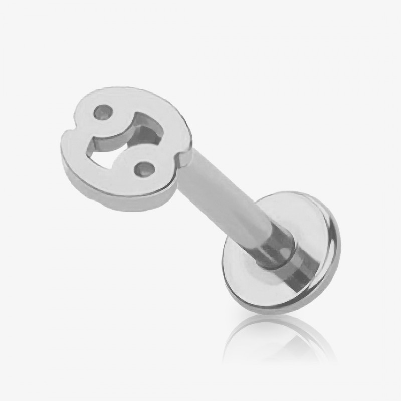 Piercing Labret Símbolos do Zodíaco - Piercings
