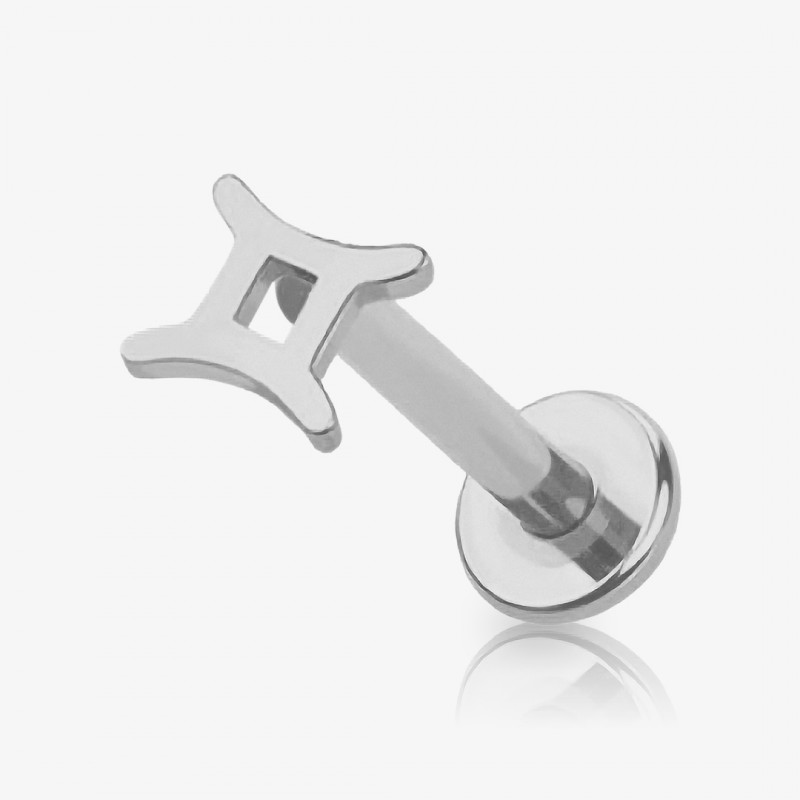 Piercing Labret Símbolos do Zodíaco - Piercings
