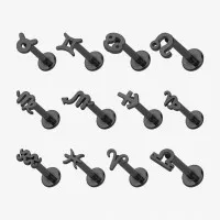 Piercing Labret Símbolos com design astrológico exclusivo