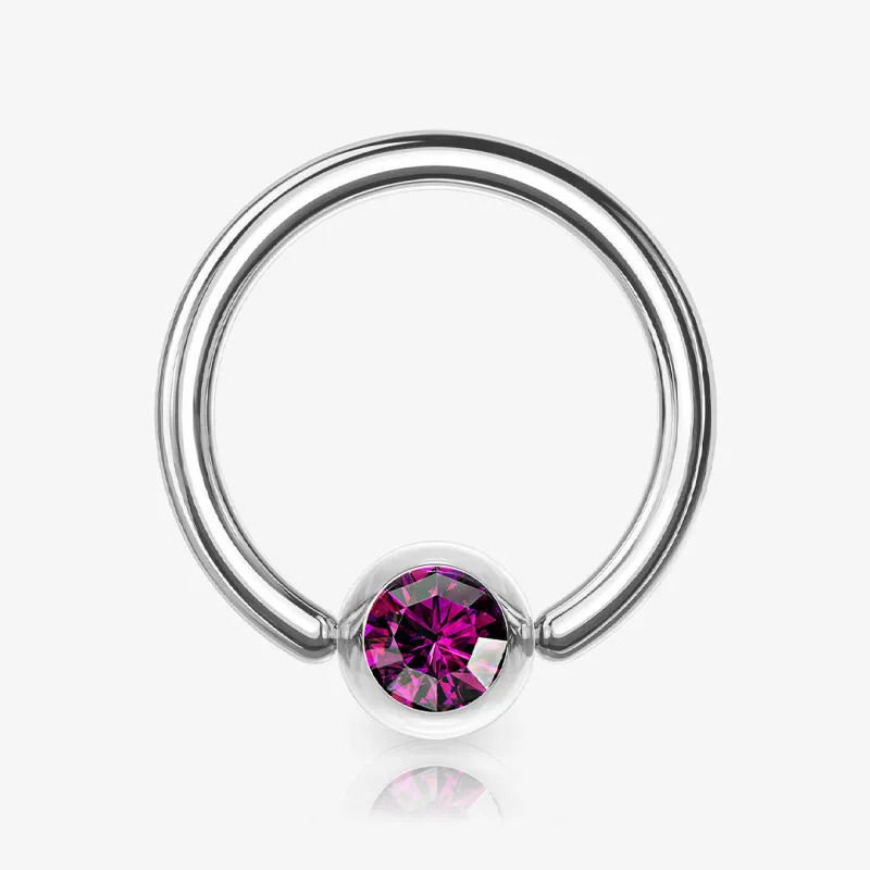 Piercing Captive com Strass - Piercings Captive