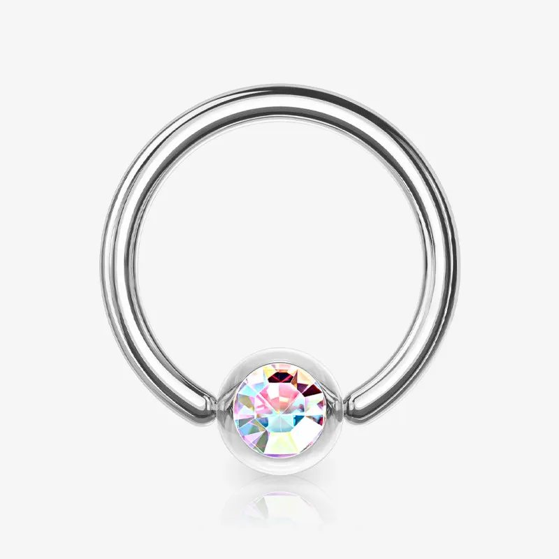 Piercing Captive com Strass - Piercings Captive