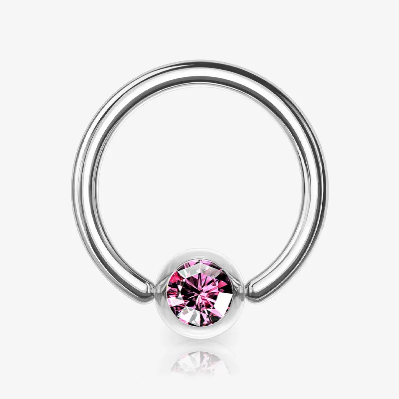 Piercing Captive com Strass - Piercings Captive