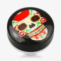 Falso Alargador Magnético Caveira 3 é na ALARGS