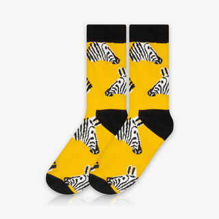 Meia Cano Alto Zebras - Meias Divertidas