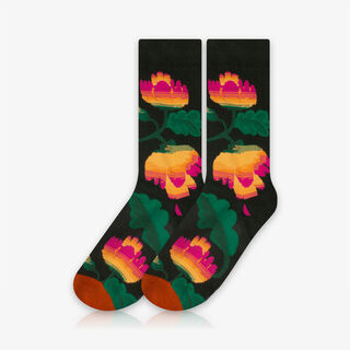 Meia Cano Alto Tulipas - Meias Divertidas