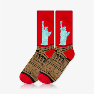 Meia Cano Alto Lady Liberty - Meias Divertidas