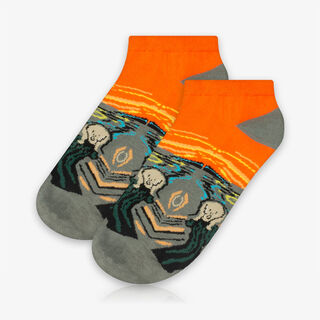 Meia Cano Baixo O Grito - Meias Divertidas