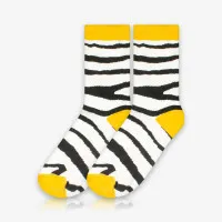 Meia Cano Alto Listras Padrão Zebra é na ALARGS