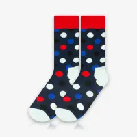 Meia Cano Alto Bolinhas 2 é na ALARGS