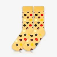 Meia Cano Alto Bolinhas 3 é na ALARGS