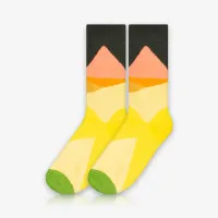 Meia Cano Alto Triângulos é na ALARGS