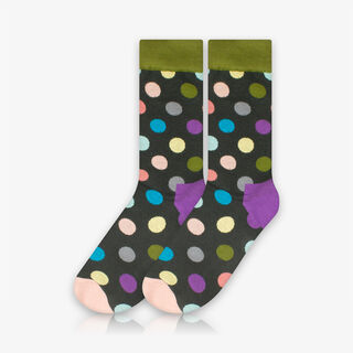 Meia Cano Alto Bolinhas 6 - Meias Divertidas