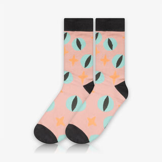 Meia Cano Alto Vigias do Céu - Meias Divertidas