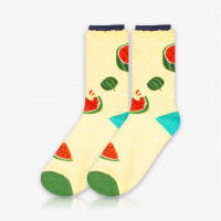 Meia Cano Alto Melancias é na ALARGS