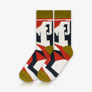 Meia Cano Alto Chifre de Ovelha - Meias Divertidas