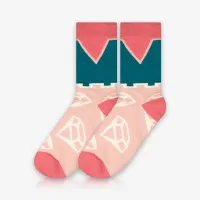 Meia Cano Alto Diamantes é na ALARGS