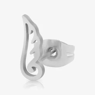 Brinco Asa de Anjo dourado com design delicado, vendido em par